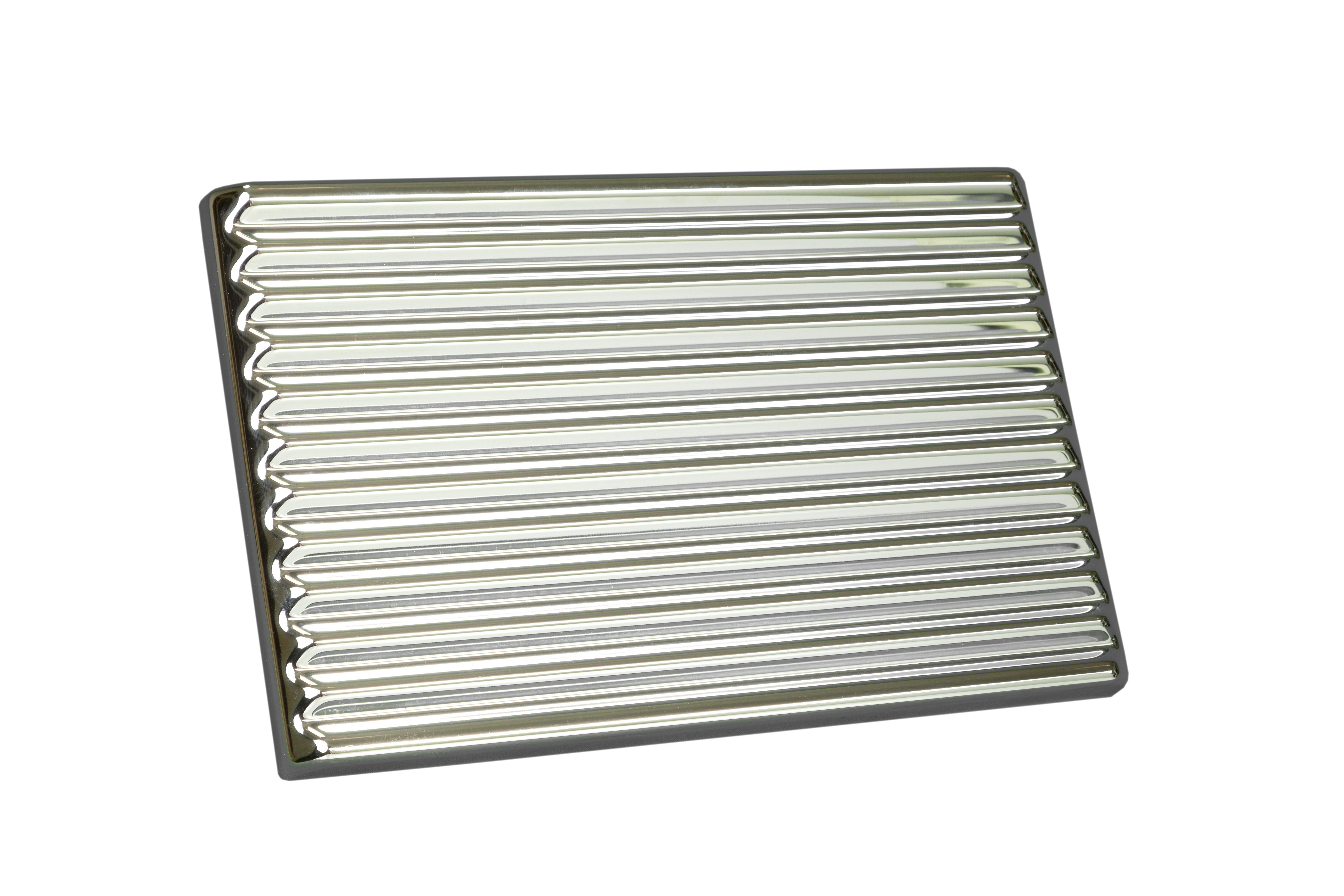 Gloss-effect tray for baked goods